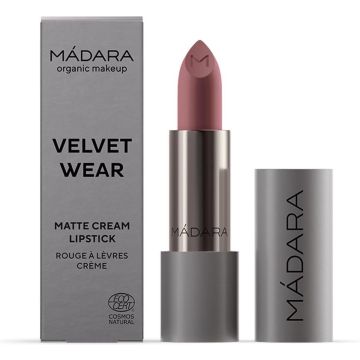 MÁDARA Velvet Wear Matte Cream Lipstick #31 Cool Nude - shea butter - vegan