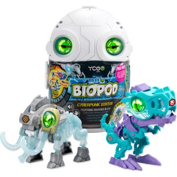 Silverlit BIOPOD Cyberpunk Duo set - Bouw je eigen Dino - Oplichtende ogen - Met geluid