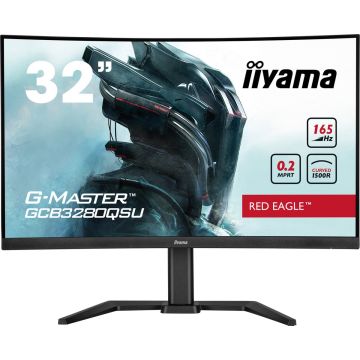 Iiyama G-Master Red Eagle GCB3280QSU-B1 - Curved QHD Monitor - 31,5 inch