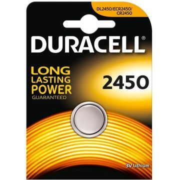 Duracell CR2450 Lithium knoopcel batterij - 3V - 1 stuk