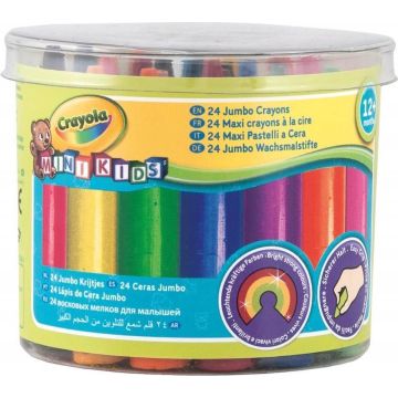 Crayola Mini Kids - 24 Dikke waskrijtjes