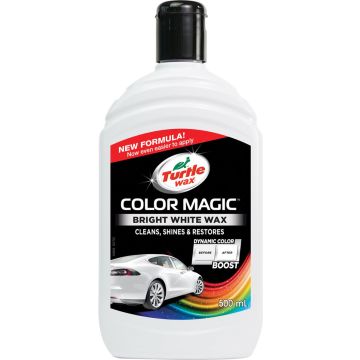 Turtle Wax 52712 Color Magic Bright White Wax - 500ml - Wit