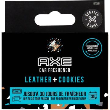 Axe Navulling Luchtverfrisser Alu Houder Leather &amp; Cookies
