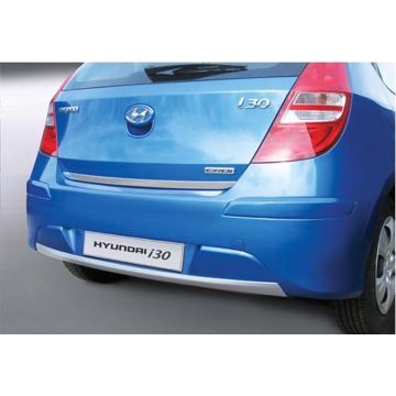 RGM Achterbumperskirt (Diffuser) passend voor Hyundai i30 HB 5-deurs 2010-2013 zilver (ABS)