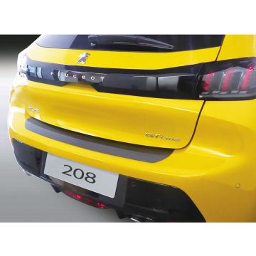 ABS Achterbumper beschermlijst passend voor Peugeot 208 II 5-deurs (incl. e-208) 2019- Zwart