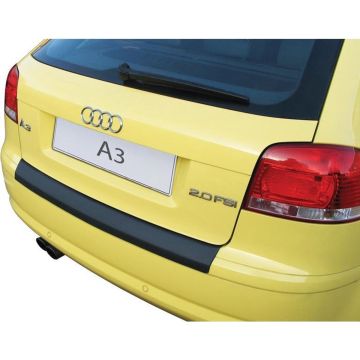 RGM ABS Achterbumper beschermlijst passend voor Audi A3 8P 3 deurs 2003-2008 Zwart