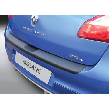 RGM ABS Achterbumper beschermlijst passend voor Renault Megane III HB 5 deurs 2008- Zwart