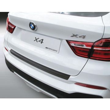 RGM ABS Achterbumper beschermlijst passend voor BMW X4 F26 'M' Sport 2014-2018 Zwart