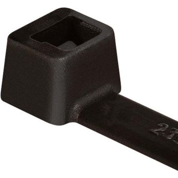 Hellermann Tie raps zwart T30LW 190x3,5mm UV-Zwart (5941080)