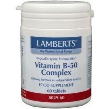 Lamberts Vitamine B50 Complex - 60 Tabletten - Vitaminen