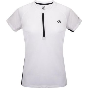 Dare2b - Outdare II Dames Fietsshirt - White/Black - Maat 46