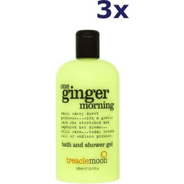 Treaclemoon Bad en Douchegel One Ginger Morning - 3x500 ml - Voordeelverpakking