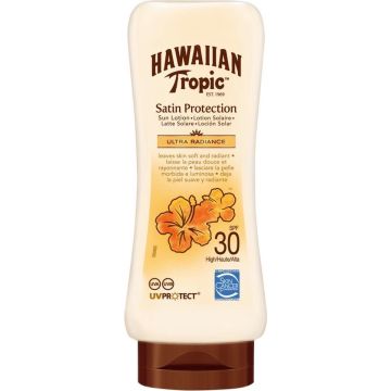 Hawaiian Tropic Satin Protection Sun Lotion - SPF30 - 180ml - 1 Stuk