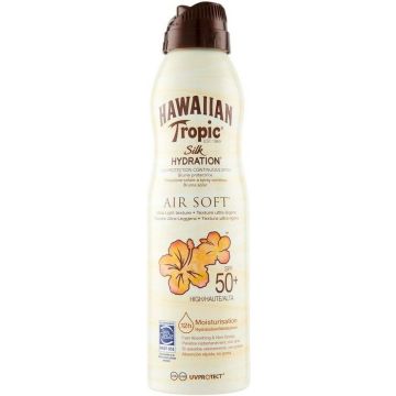 Zonnebrand Spray Silk Hydration Hawaiian Tropic Hydraterend Spf 50 (220 ml)