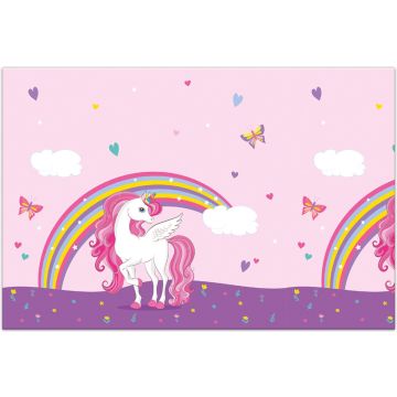 Unicorn Rainbow Colors - Plastic tafelkleed 120 x 180 cm