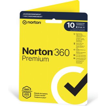 NORTON 360 PREMIUM 75GB BN 1 USER 10 DEVICE 12MO GENERIC2 RSP DVDSLV GUM