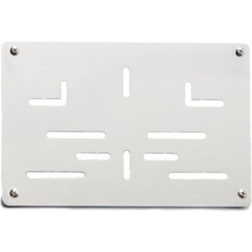White Label Kentekenplaat-houder | Aluminium | Zilver | Kentekenplaat