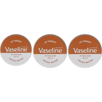 Vaseline Lip Therapy - Cocoa Butter - 3 x 20 gram