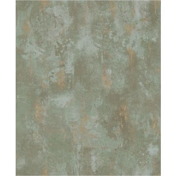 DUTCH WALLCOVERINGS TP1010 - Behang beton groen