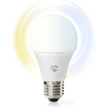 Nedis SmartLife LED Bulb - Wi-Fi - E27 - 806 lm - 9 W - Warm tot Koel Wit - 2700 - 6500 K - Android / IOS - Peer - 1 Stuks