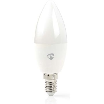 Nedis SmartLife LED Bulb - Wi-Fi - E14 - 470 lm - 4.9 W - Warm tot Koel Wit - 2700 - 6500 K - Android / IOS - Kaars - 1 Stuks