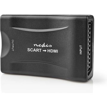 Nedis HDMI-Converter - Scart Female - HDMI Output - 1-weg - 1080p - 1.2 Gbps - ABS - Zwart