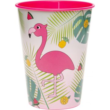 Lg-imports Beker Flamingo 260 Ml Roze