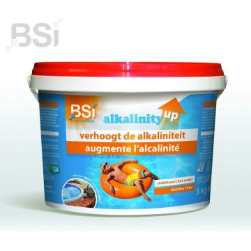 BSI - Alkalinity Up - verhoogt de alkaliniteit in w zwembad of spa - Gaat pH-schommeingen in water tegen - 5 kg