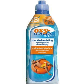 BSI - Oxy-pool &amp; Spa 1 kg - Schokbehandeling en vernietiging van organische verontreiniging in het water - Zwembad - Spa - 1 kg