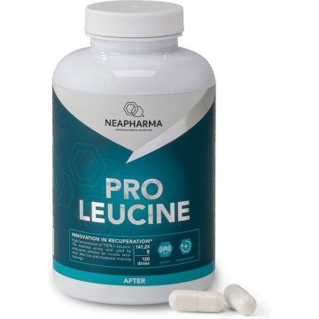 Neapharma Pro Leucine aminozuren eiwit - spieropbouw &amp; spierherstel - conditieopbouw - 120 capsules