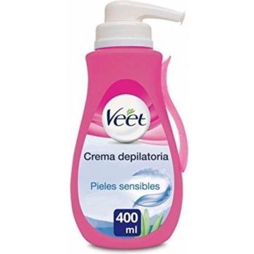 Ontharingscème Lichaam Veet Gevoelige huid Aloë Vera (400 ml)