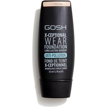 Gosh X-ceptional Wear Foundation Long Lasting Makeup #11-porcelai 35 Ml