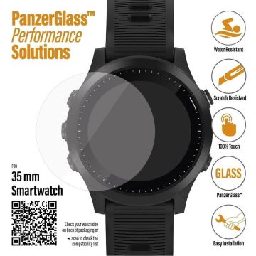 PanzerGlass Universele Antibacteriële 35MM Smartwatch Screenprotector - Doodt 99,99% van de bacteriën