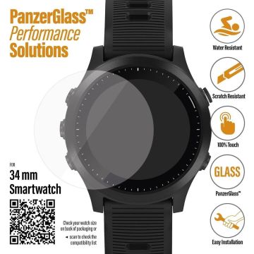 PanzerGlass SmartWatch 34mm screenprotector glas