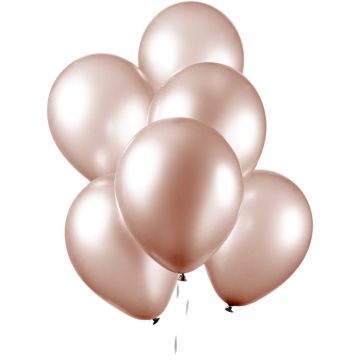 Pearl Rose Goud ballonnen | 10 stuks