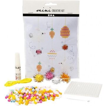 Mini Creative Kit, , creatief met kralen - hangende decoratie, 1set