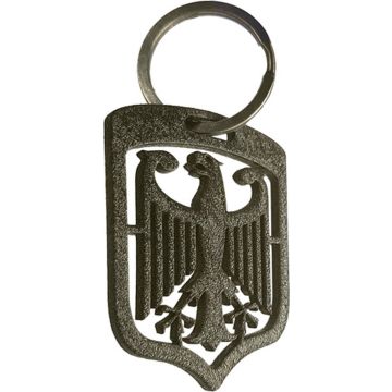 RVS sleutelhanger - 'Duitsland' (Goud kleur)