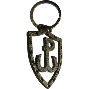 RVS sleutelhanger - 'Kotwica symbool / Schild' (Goud kleur)