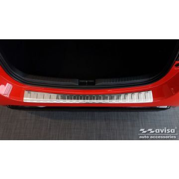 RVS Achterbumperprotector passend voor Toyota Yaris IV HB 5-deurs (excl. GR) 2020- 'Ribs'