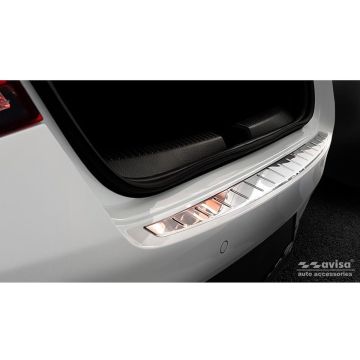 RVS Achterbumperprotector passend voor Mercedes CLA II (C118) 2019- 'Ribs'