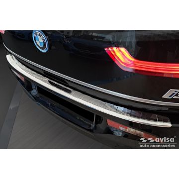 RVS Achterbumperprotector passend voor BMW i3 (i01) Facelift 2017- 'Ribs'