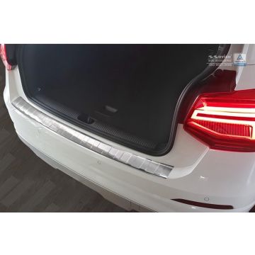 Avisa RVS Achterbumperprotector passend voor Audi Q2 2016- 'Ribs'