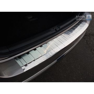 Avisa RVS Achterbumperprotector passend voor Volkswagen Passat B7 Variant 2010-2014 'Ribs'