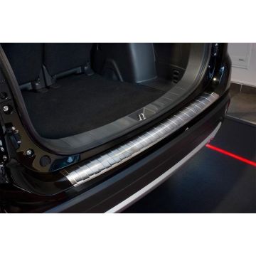 Avisa RVS Achterbumperprotector passend voor Mitsubishi Outlander 2015- 'Ribs'