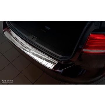 Avisa Chroom RVS Achterbumperprotector passend voor Volkswagen Passat 3G Variant 2014- 'Ribs'