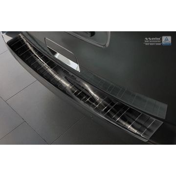 Avisa Zwart RVS Achterbumperprotector passend voor Peugeot Traveller/Citroën Spacetourer/Toyota Pro-Ace 2016- 'Ribs'