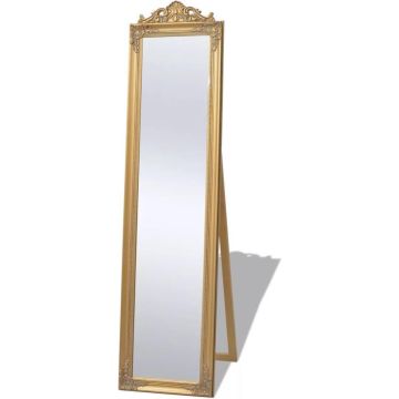 Vrijstaande spiegel Barok 160x40cm goud