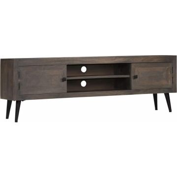 Tv-meubel 140x30x45 cm massief mangohout