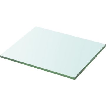 Wandschap transparant 20x25 cm glas