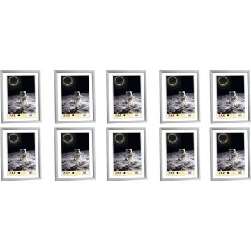 Zep fotolijst - KL3 - Zilver - 15x20 cm - Kunststof - 10 stuks